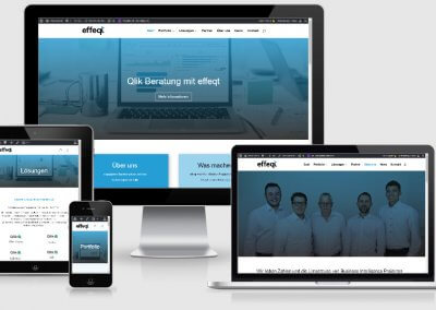Webseite für die effeqt GmbH