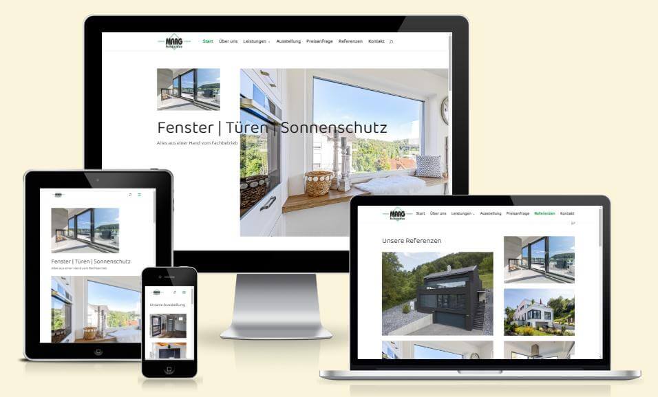 Website für Fensterbau Maag GmbH